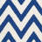 Emek Hand Woven Flat Weave Wool/Cotton Chevron Rug in Ivory/Blue-432525358