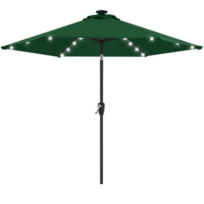 Cutshall Lighted Tilt Market Umbrella
