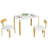 Seacliff Kids Solid Wood Rectangular Play Or Activity Table and Chair Set-1666215711