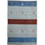 Tapis tribal rayé bleu / gris pour vestibule 2 pi 3 pi Tribal