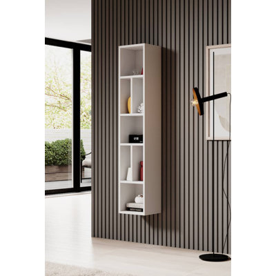 Toledo 159cm H x 32cm W Standard Bookcase