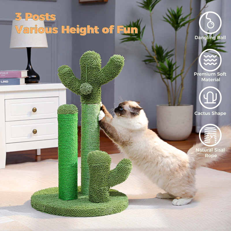 Grattoir pour chat Oasis Series, H 29 po x l 16,5 po x P 16,5 po