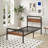14 Inch Bed Frame with Wood Headboard and Footboard-1358834406
