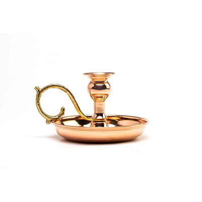 Copper Tabletop Candlestick