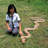 Statue de serpent burmese python Giant