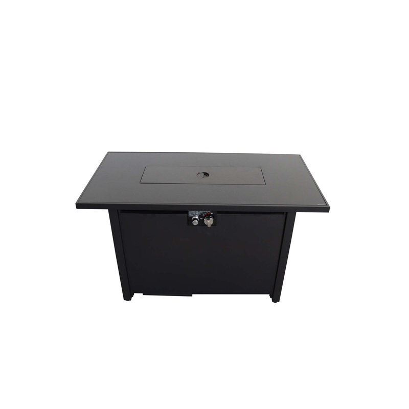 Steel Outdoor Fire Pit Table With Lid