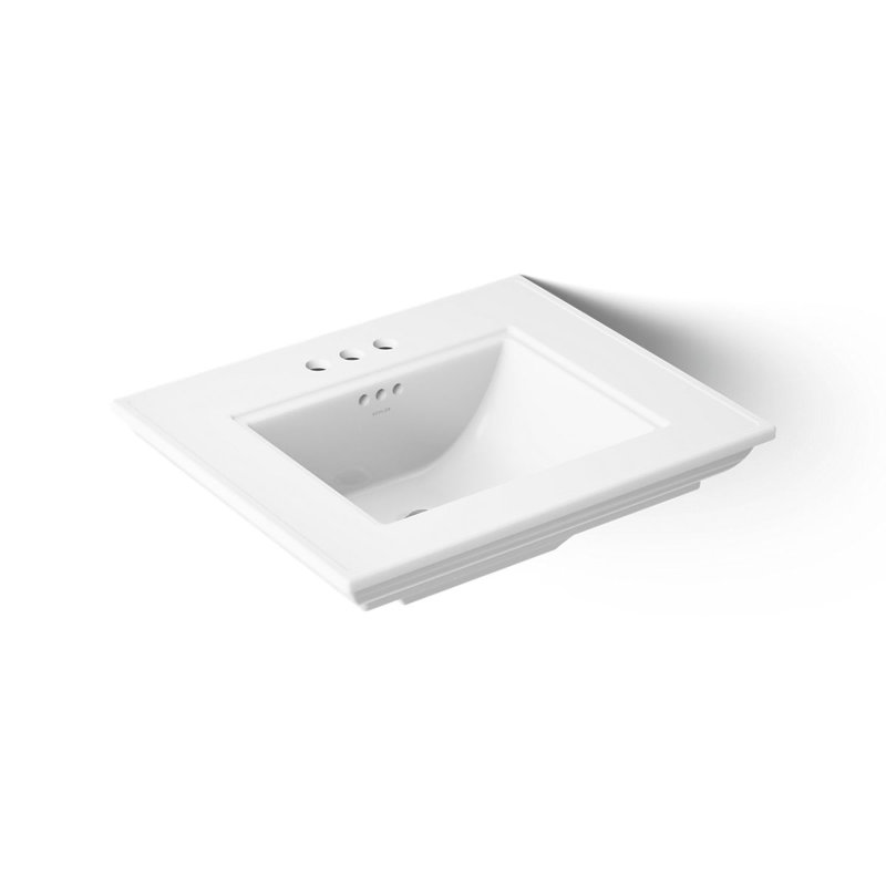 Memoirs® Stately 24" Console Bathroom Sink with Overflow, White, 4'' Centers