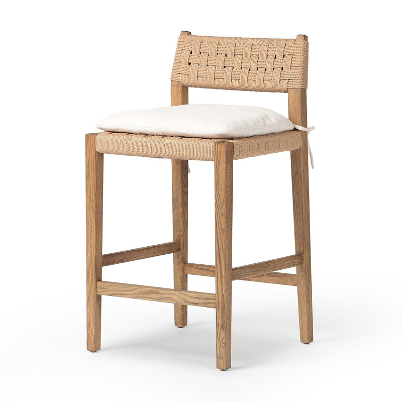 Hamlin Stool With Cushion-Dover Crescent-Counter, Counter Stool (26" Seat Height)