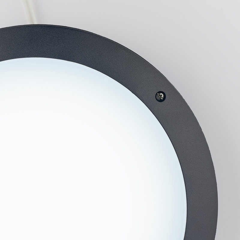 Steen Integrated LED Outdoor Bulkhead Light, Matte Black