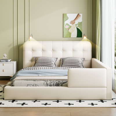 Lit plateforme tapissier