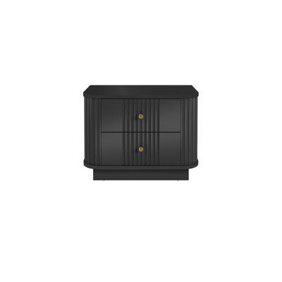 Vesper 56cm W Manufactured Wood Bedside Table