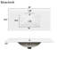 Meuble-lavabo de 36 po blanc - construction et design pratique