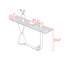 Console en métal de style italien-303902145