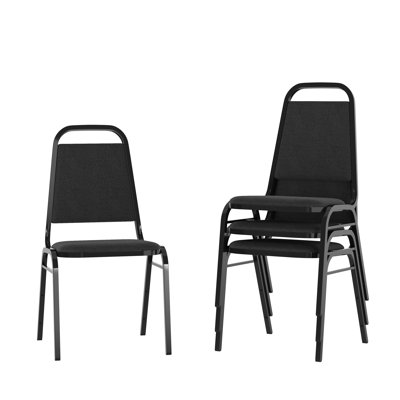 Chaise de banquet empilable à dossier trapézoïdal Jdan