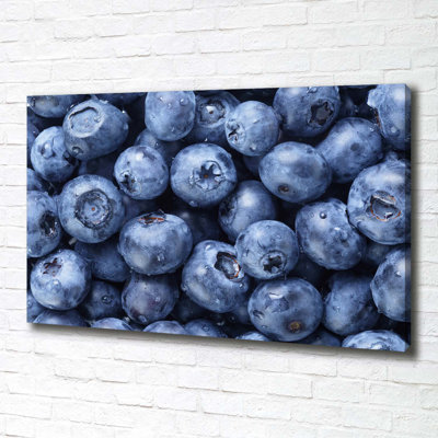 Blueberries - Wrapped Canvas Print