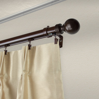 Contemporary Traverse Adjustable Single Curtain Rod