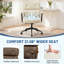Fauteuil de bureau ergonomique en polyuréthane avec support lombaire-129903508