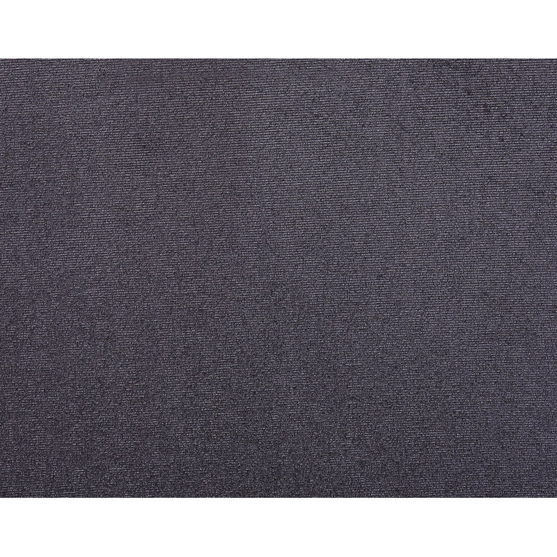 Ensemble de 2 chaises d'appoint en tissu noir et acier inoxydable