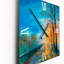 Evening on Autumn Road - Horloge murale traditionnelle-123806708