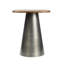 Table de bout carrée en bois de manguier massif de 18 po Skye-1785439375