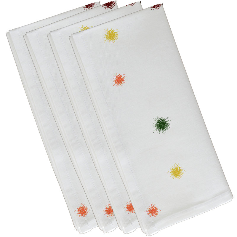 Ensemble de serviettes 4 pièces Jiesha Dots, Gris