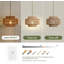 Lustre 12,4 po Boho Rattan