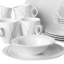 Trio 18 Piece Bone China Dinnerware Set, Service for 6