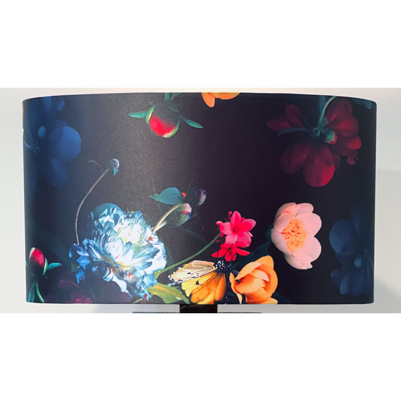 Abat-jour imprimé floral Deco