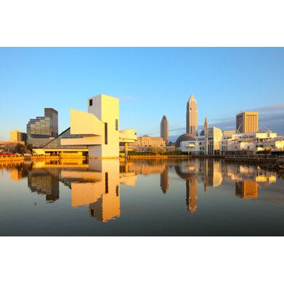 Skyline of Cleveland - Photographie sur toile tendue