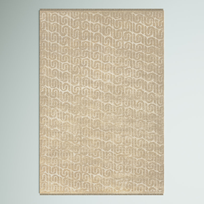 Whitnash Wool Geometric Indoor Rug, Rectangle 2' x 3'