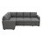 Hoelscher U Shaped Sleeper Corner Sectional Pull Out Sofa Bed With Storage Space-115950844