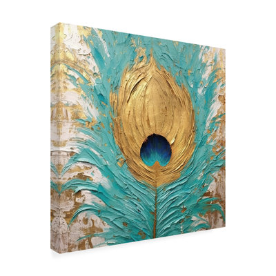 " Peacock Impasto II " by Sasha