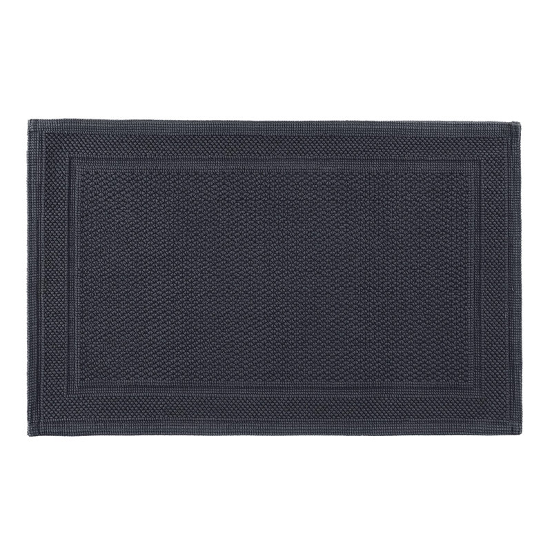 Bee Waffle Bath Rug, 20" W x 31" L, Storm