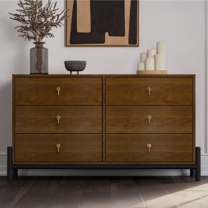 Commode en bois massif Lillemor