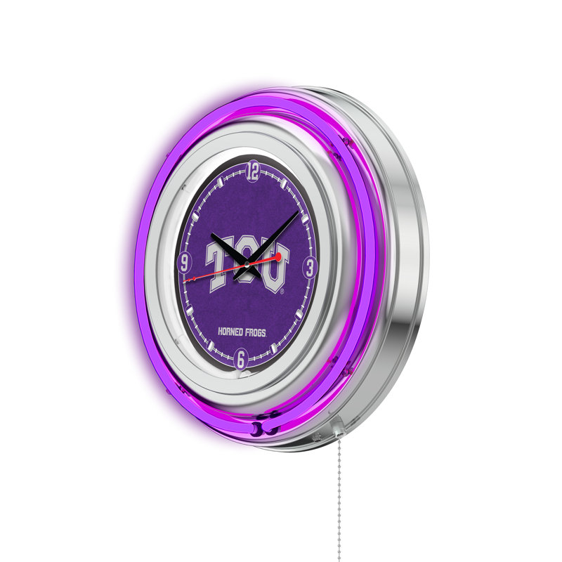 Horloge murale 15 po NCAA, Texas Christian University