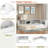 Holston Metal Daybed with Storage Cabinets and USB Ports-620493207
