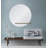 Beacon Flat Wall Mirror with Shelves
