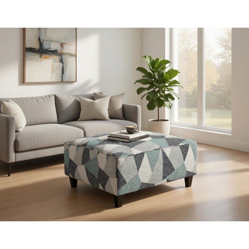 Repose-pieds Reigate, Mélange de polyester Terrazzo
