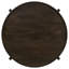 Table basse ronde en bois massif
