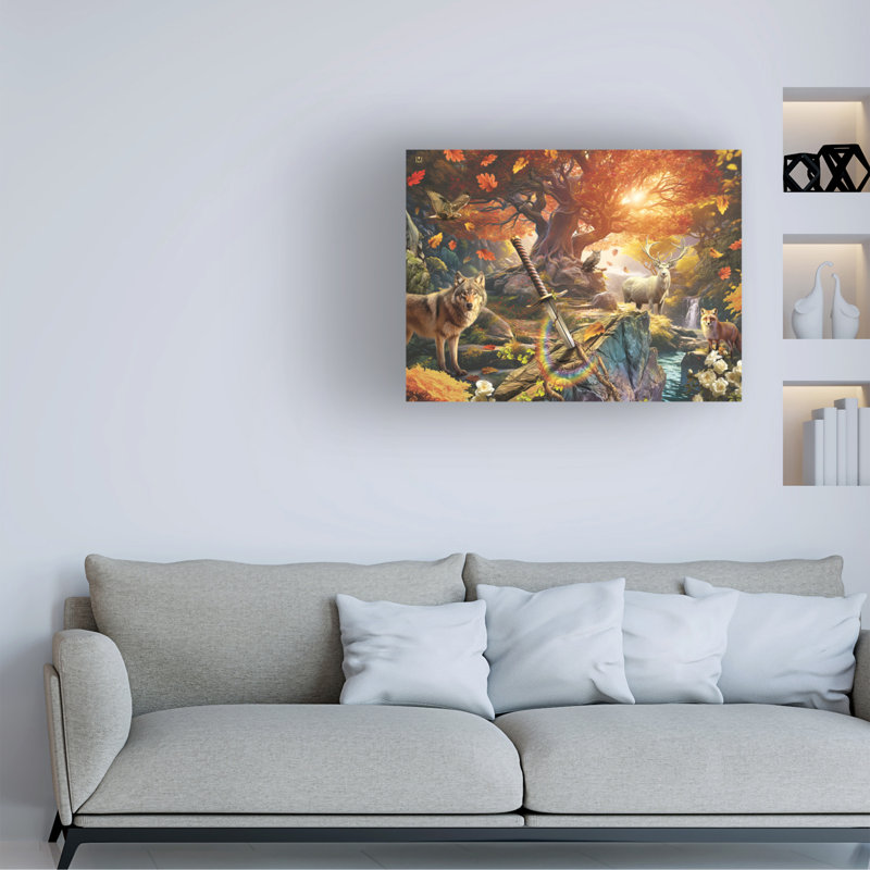 Art sur toile Michael David Ward Excalibur, H 14 po x l 19 po