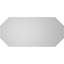 Horizontal Elongated Octagon Surface Mount Signature Urethane Non-Functional Gable Vent Primed Tan-101724034