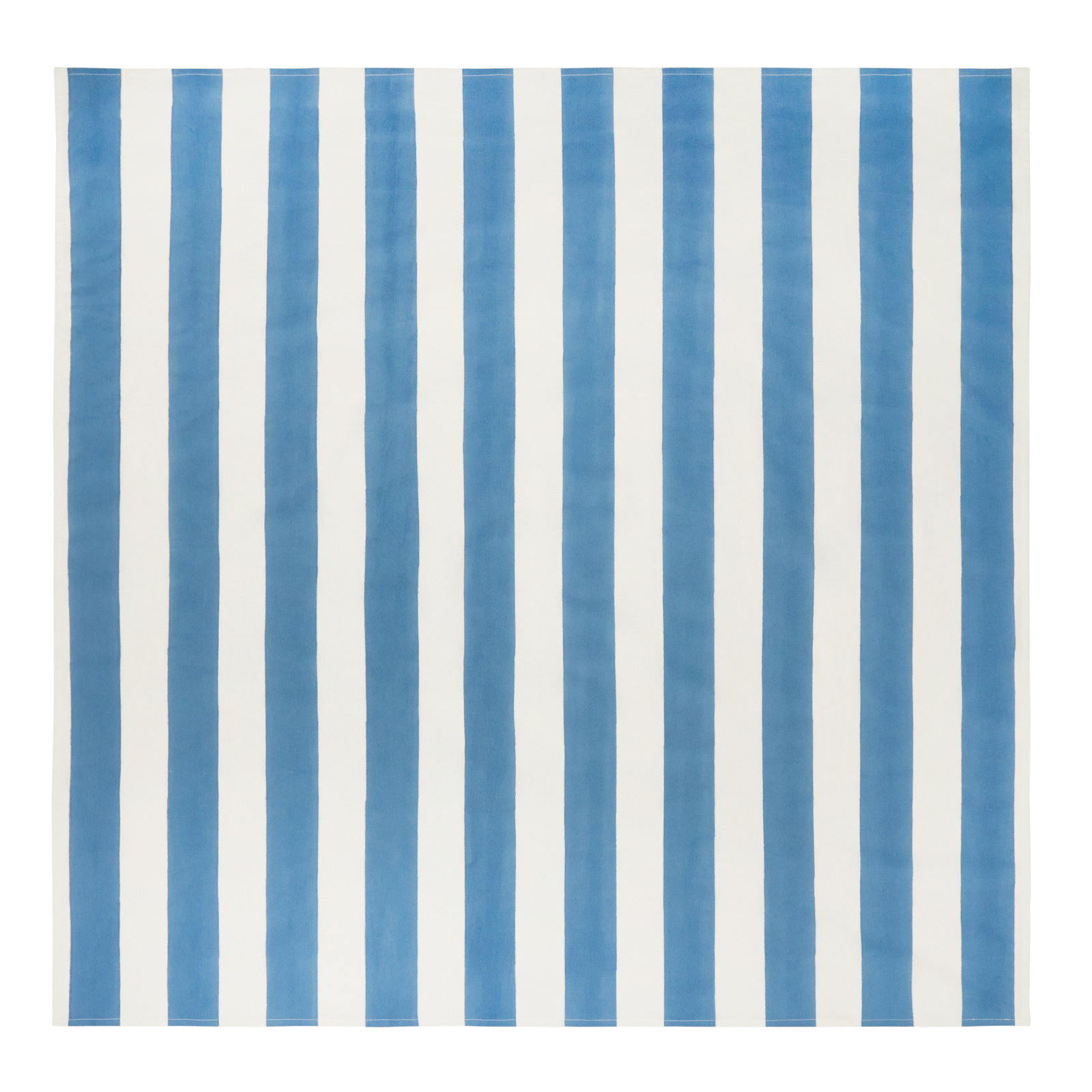 Brezhane Striped Independence Day Tablecloth, Blue, 71" Square
