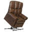 Fauteuil inclinable électrique en cuir Vegan avec capacité de poids de 450 livres-11992401