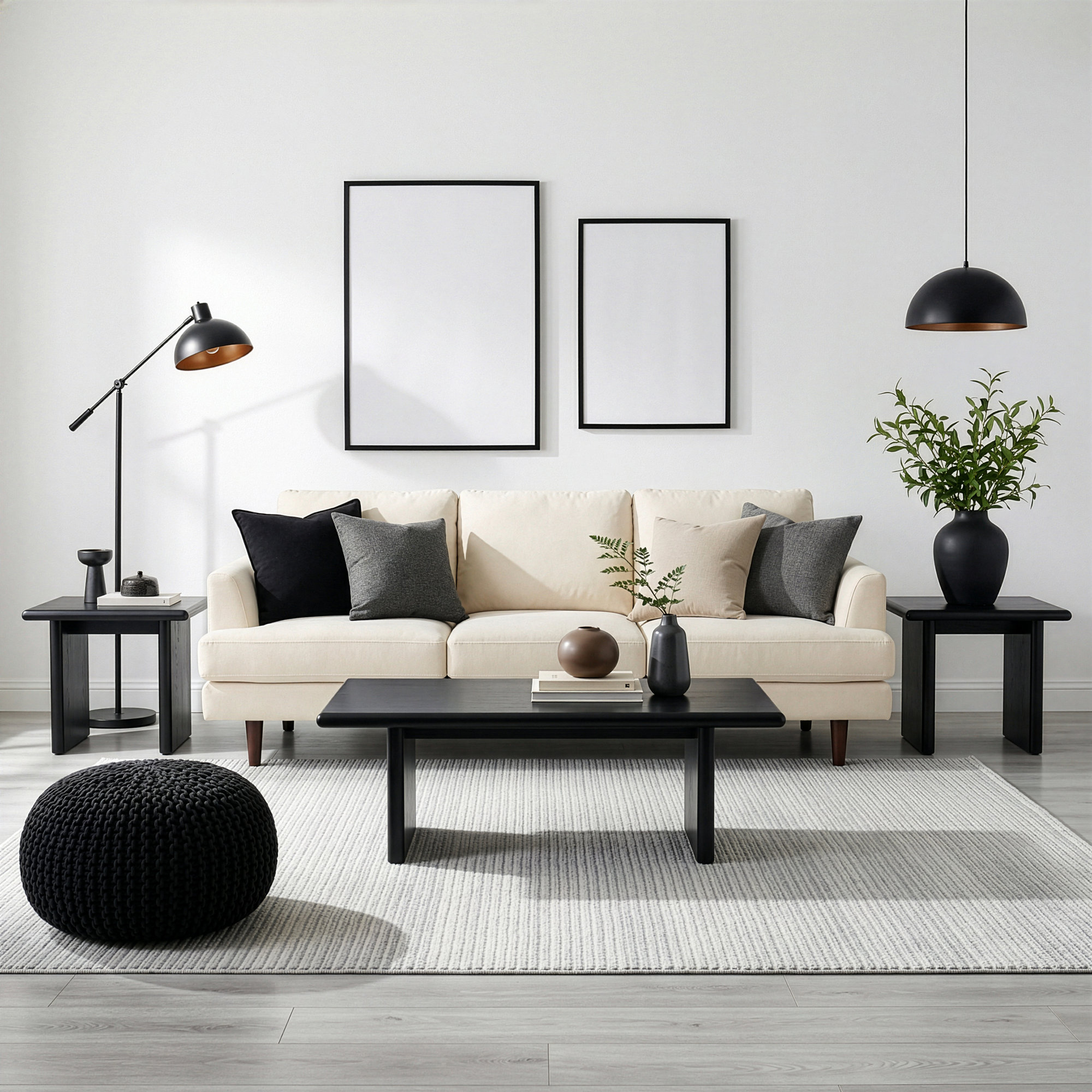 Soleil Coffee Table, Black
