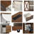 55.5-Inch Farmhouse Kitchen Island with Drop Leaf, Power Outlet, Barn Door, and Rolling Wheels for Flexible Storage and Workspace.-2043804371
