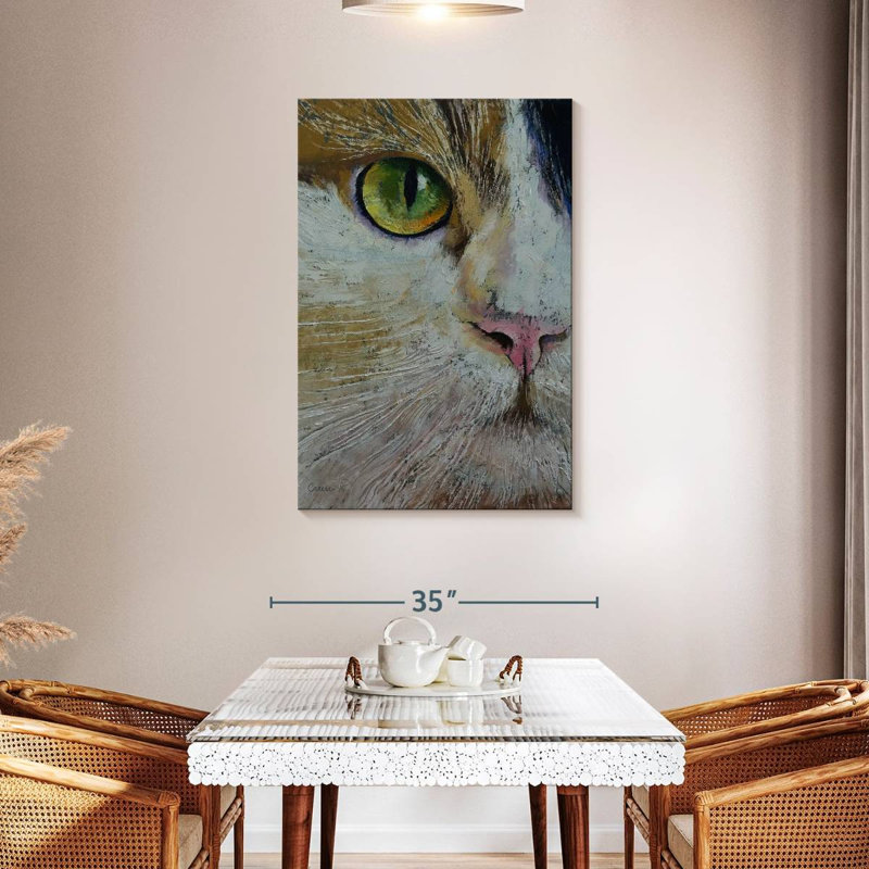 Brampt Calico Cat, 45" H x 30" W