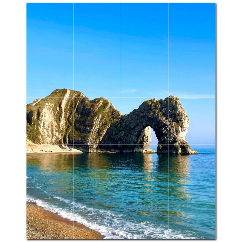 4.25'' x 4.25'' Satin Ceramic Decorative Mural