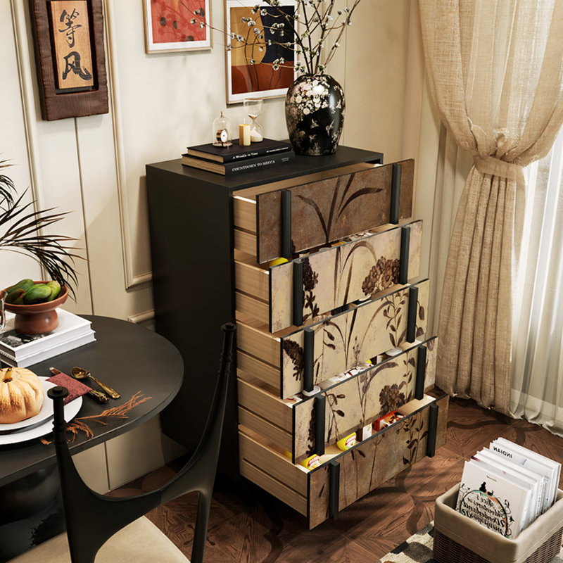 Nouvelle commode décorative de style minimaliste rétro chinois