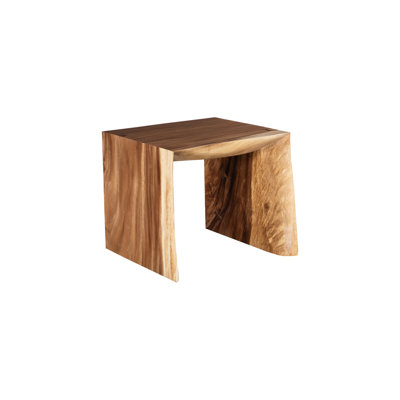 Waterfall Solid Wood Sled End Table