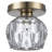 Quaseem Glass LED Semi Flush Mount-1333209301
